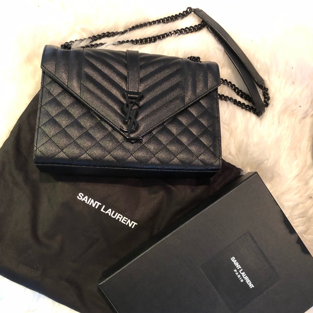 YSL MEDIUM ENVELOPE MONOGRAM